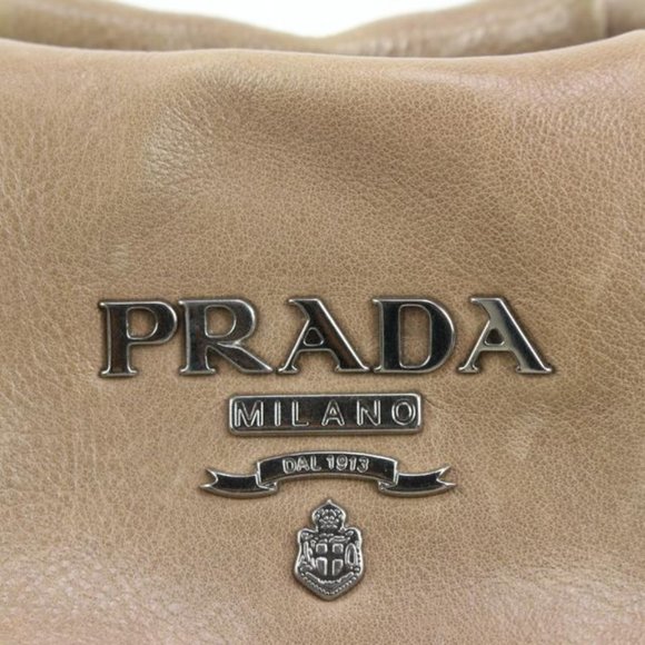 Prada Vitello Sfumato Hobo Neutral Gradient Hobo 85p33s - Picture 5 of 12